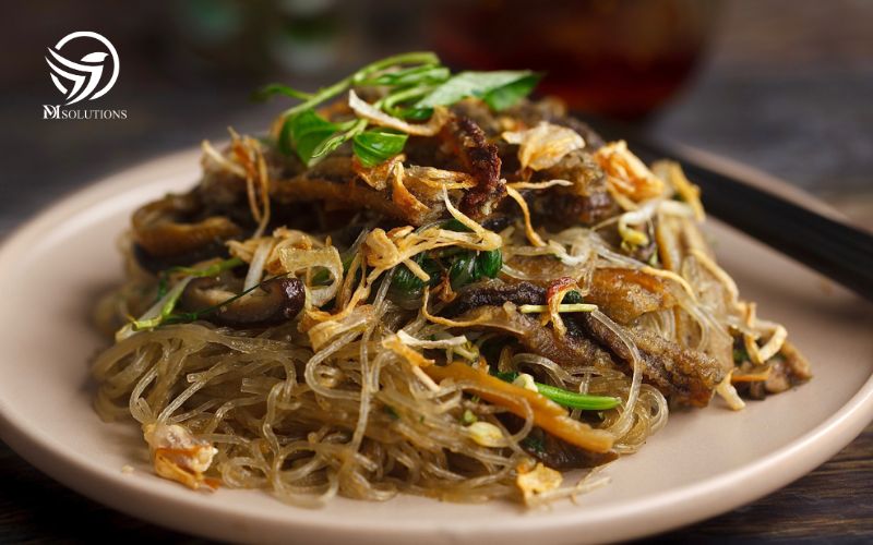 Miến Dong Xào Lươn